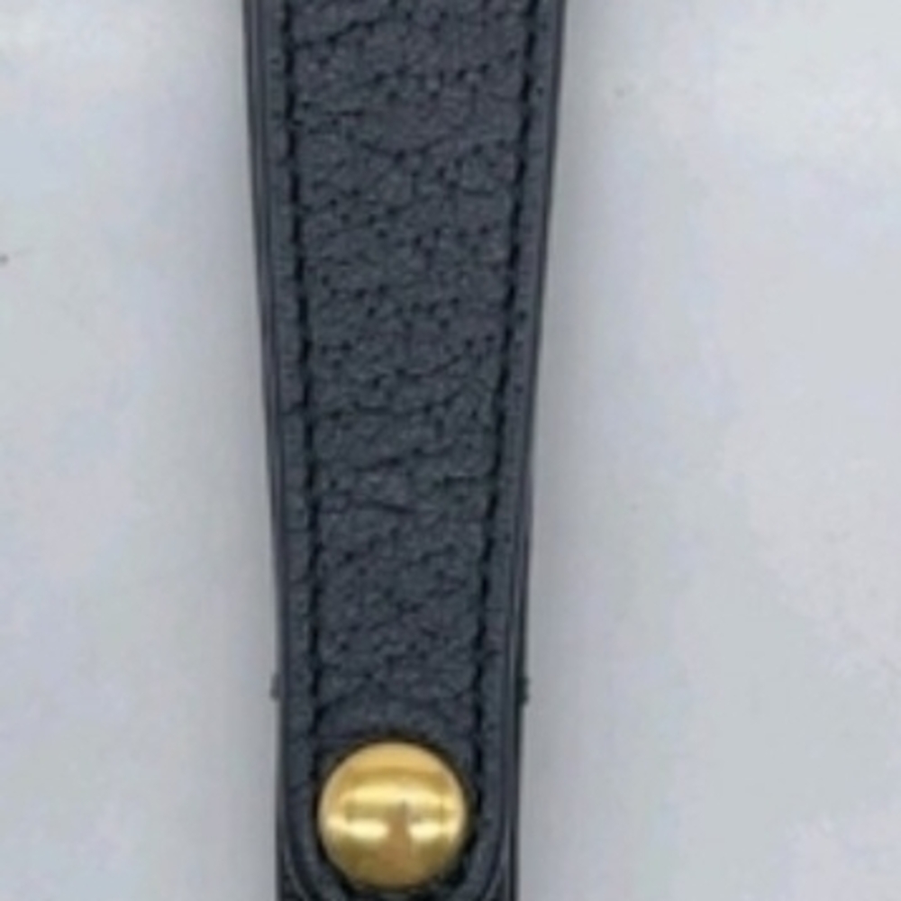 GUCCI Black Leather Bee & Star Wristlet Pouch Clutch 495066 Full Inclusion LNC - Picture 6 of 10